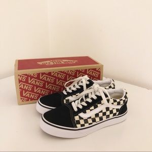 Old Skool Checkerboard Black & White Vans